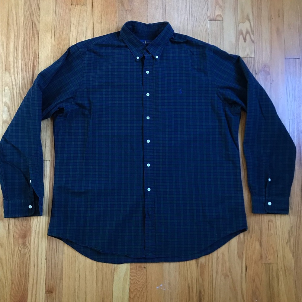 Polo Ralph Lauren Plaid Blackwatch Button-Down Shirt XXL